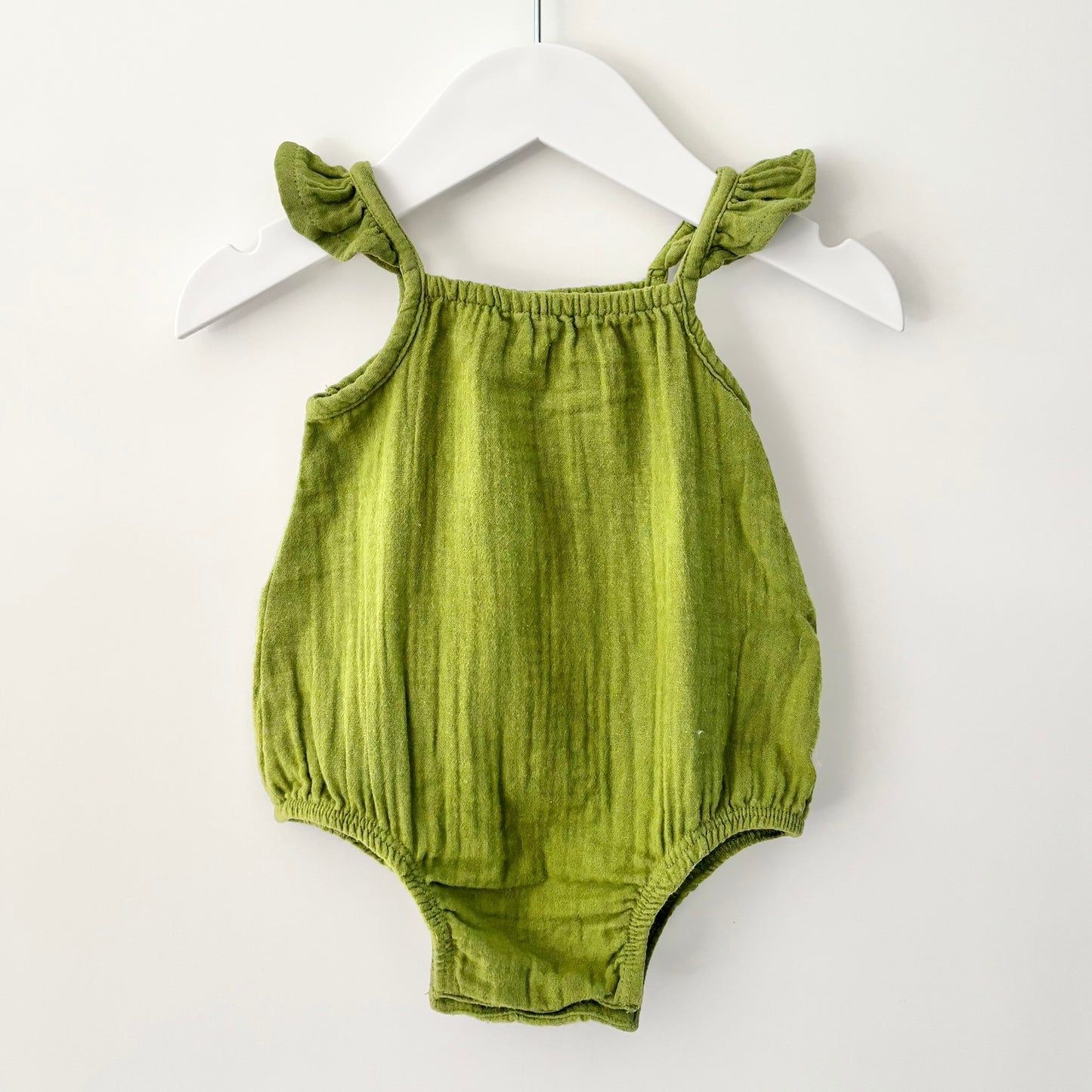 Nature Baby Leaf Romper, 0-3m