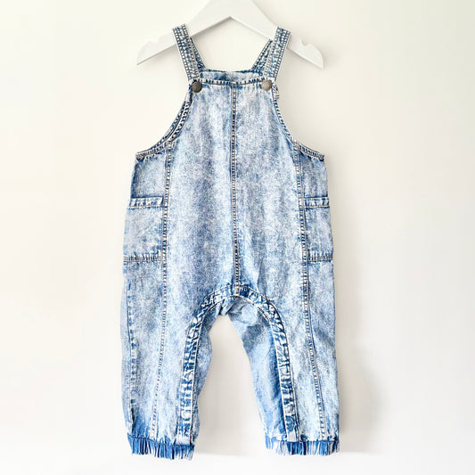 Cotton On Acid Wash Overalls, 12-18m
