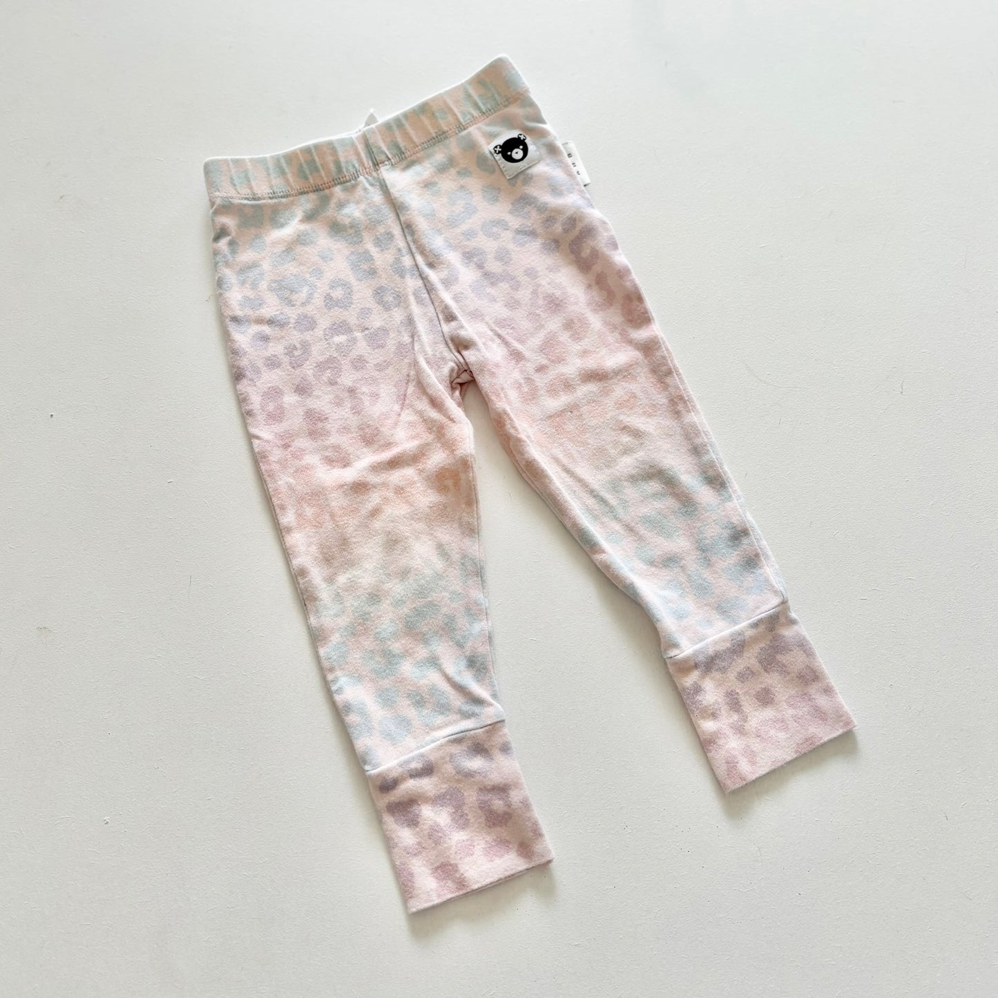 $2 BASICS - HUX Leopard Leggings, 6-12m