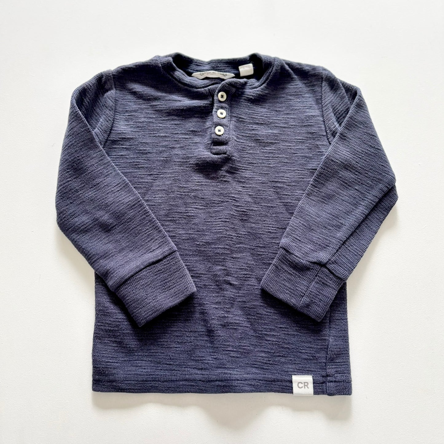 $2 BASICS - Country Road Henley, Size 4