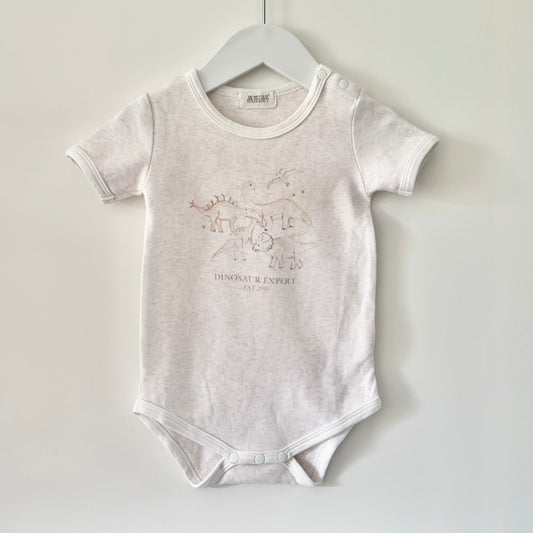Bencer & Hazelnut Dino Bodysuit, Size 1