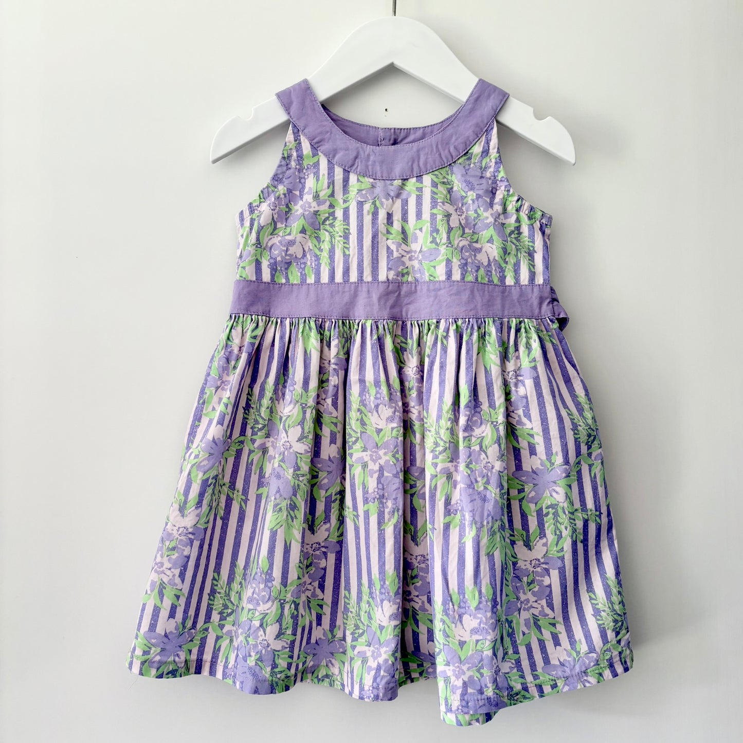Lavender Stripe Dress, Size 2