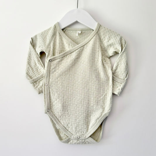 Quincy Mae Sage Waffle Set, 3-6m