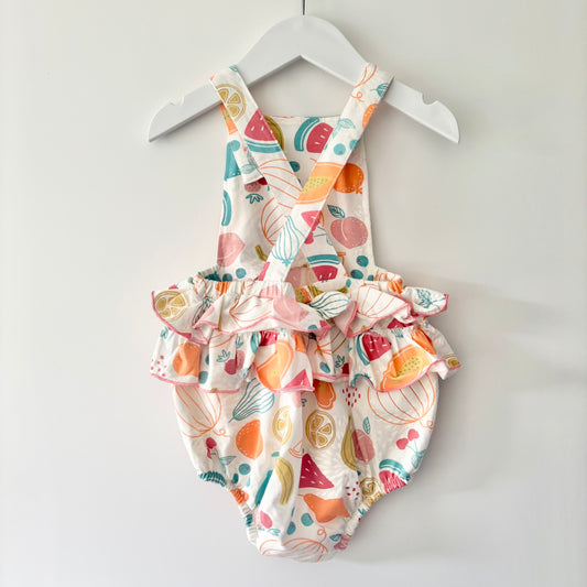 Teeny Weeny Fruity Romper, Size 1 (NEW)
