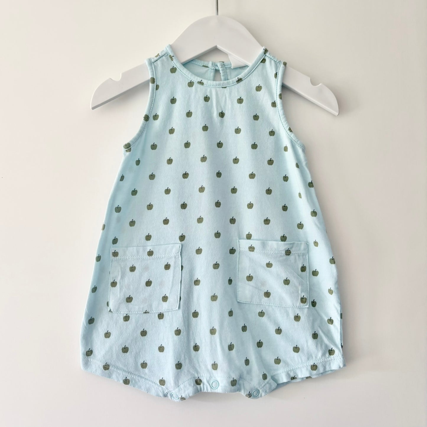 Seed Apple Romper, 3-6m