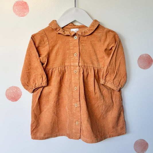 Teeny Weeny Pincord Dress, 6-12m