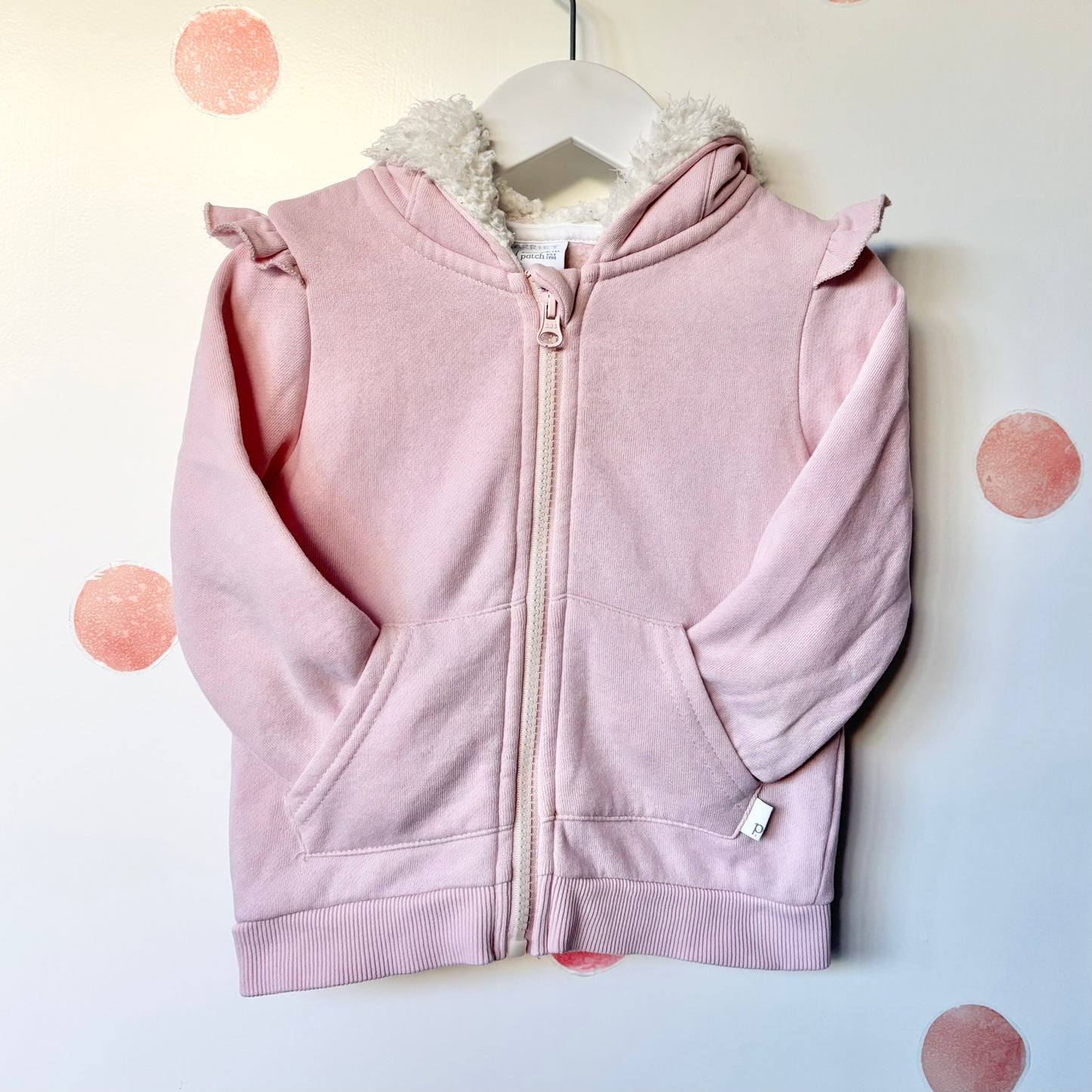 Pumpkin Patch Sherpa Hoodie, 12-18m