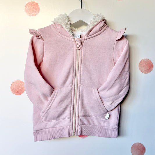 Pumpkin Patch Sherpa Hoodie, 12-18m