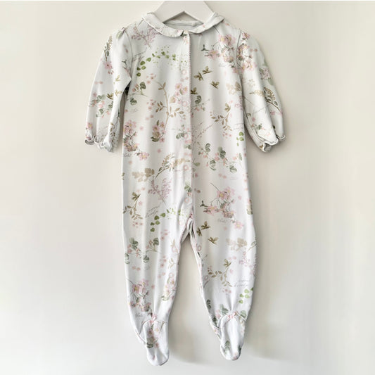 Next Vintage Floral Onesie, 9-12m