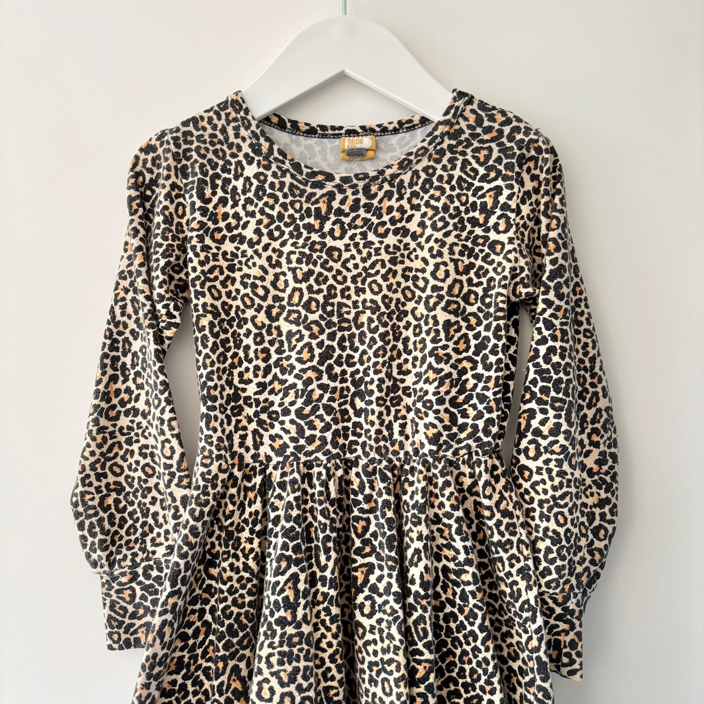 Rock Your Kid Leopard Dress, Size 5