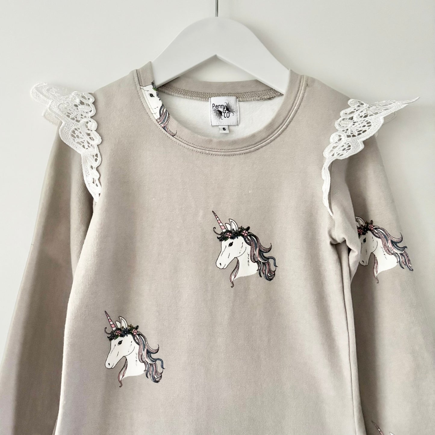 Penny & Co Unicorn Dress, Size 5