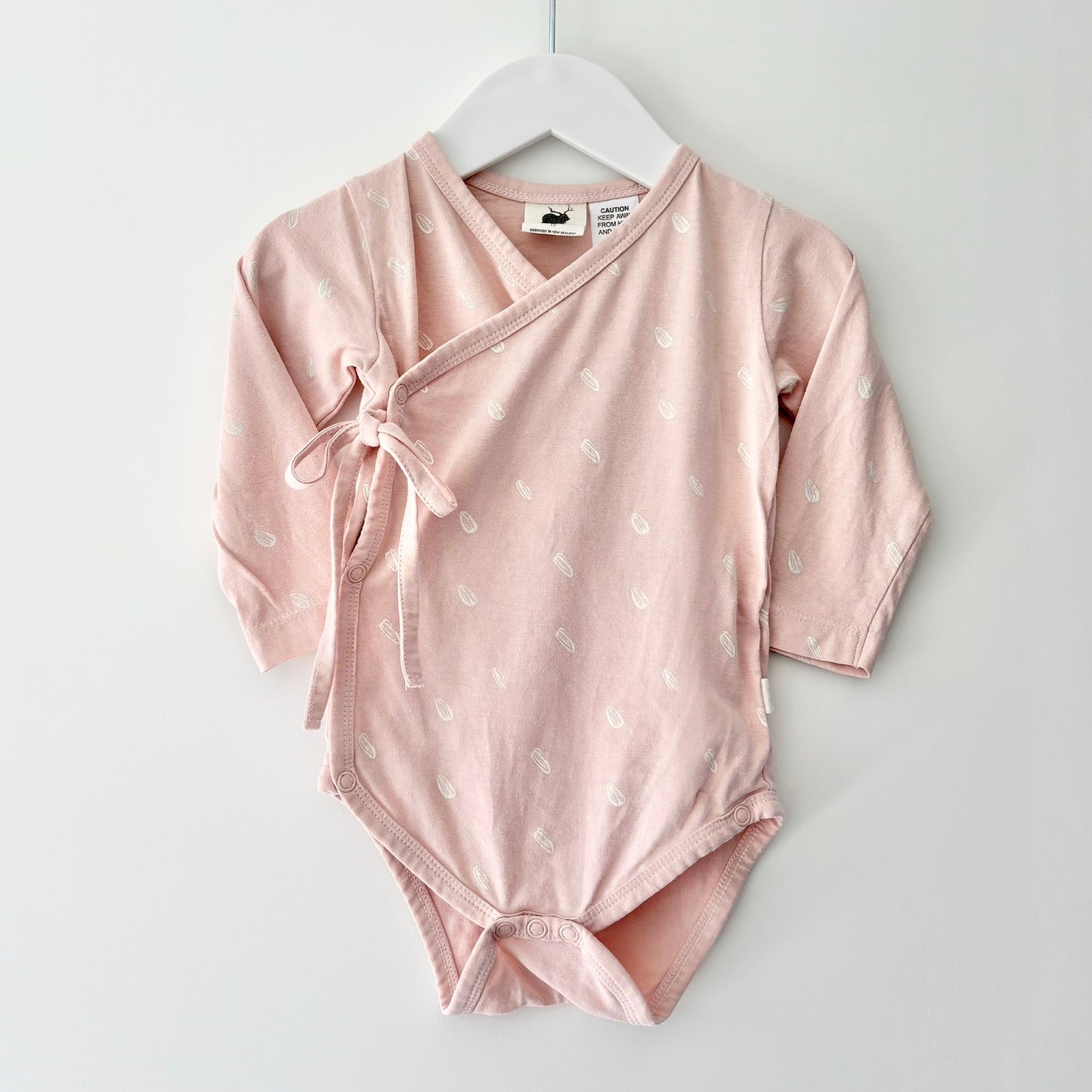 Buck & Baa Kimono Bodysuit, Size 1