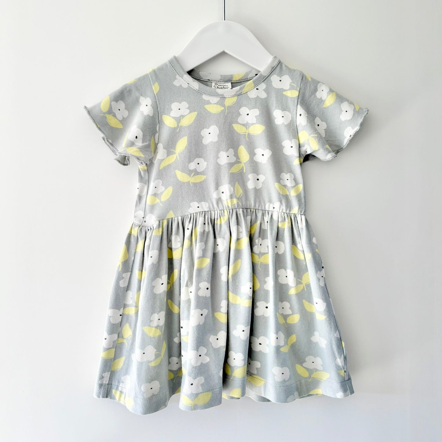Nature Baby Flower Dress, 6-12m