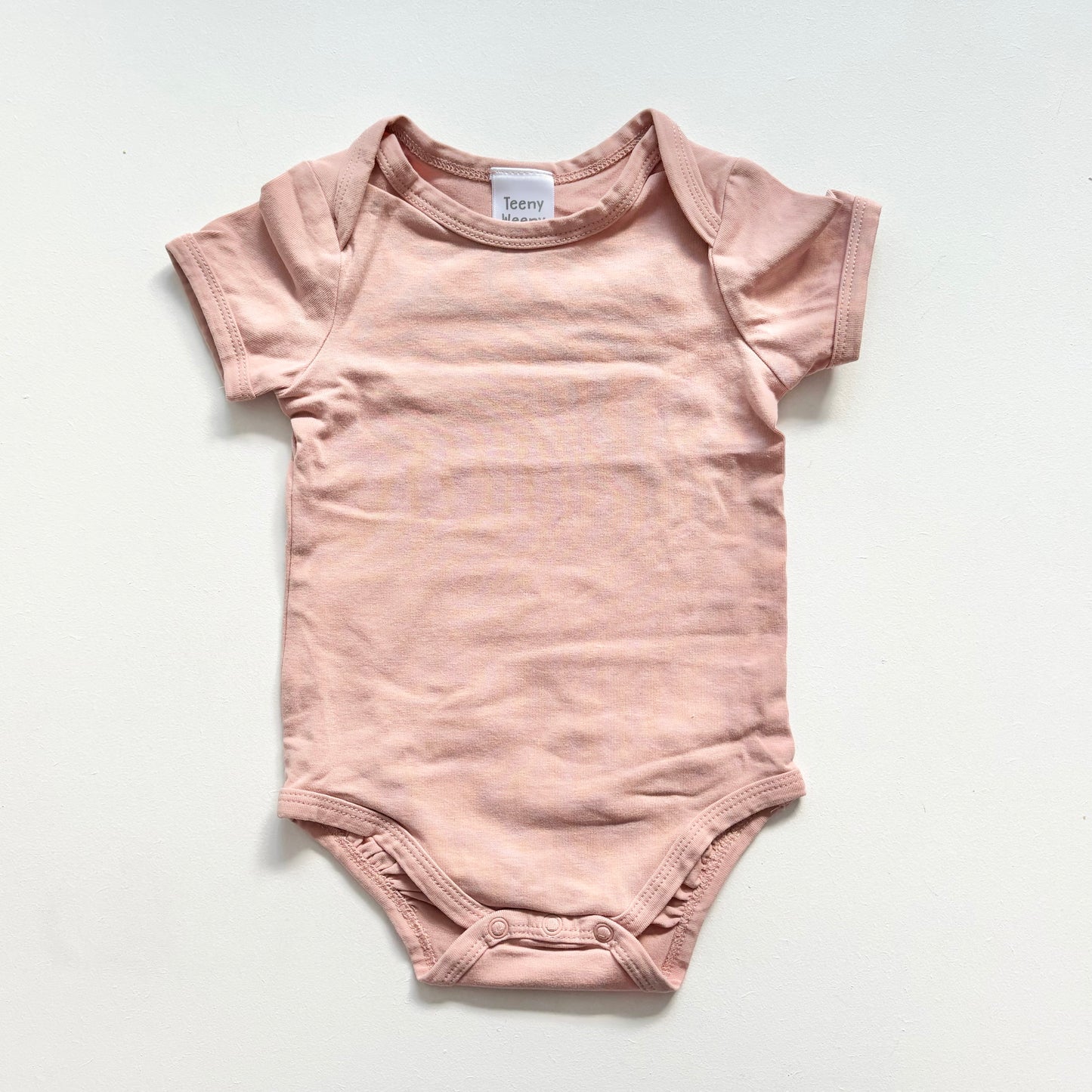 $2 BASICS - Teeny Weeny Bodysuit, 0-3m (Pink)