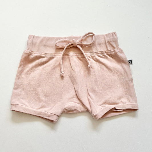 $2 BASICS - Burrow & Be Shorties, 6-12m (Blush)