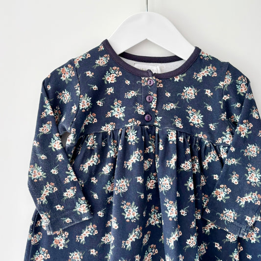 Jamie Kay Sapphire Floral Dress, 6-12m