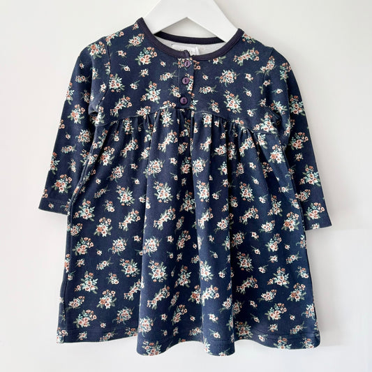 Jamie Kay Sapphire Floral Dress, 6-12m