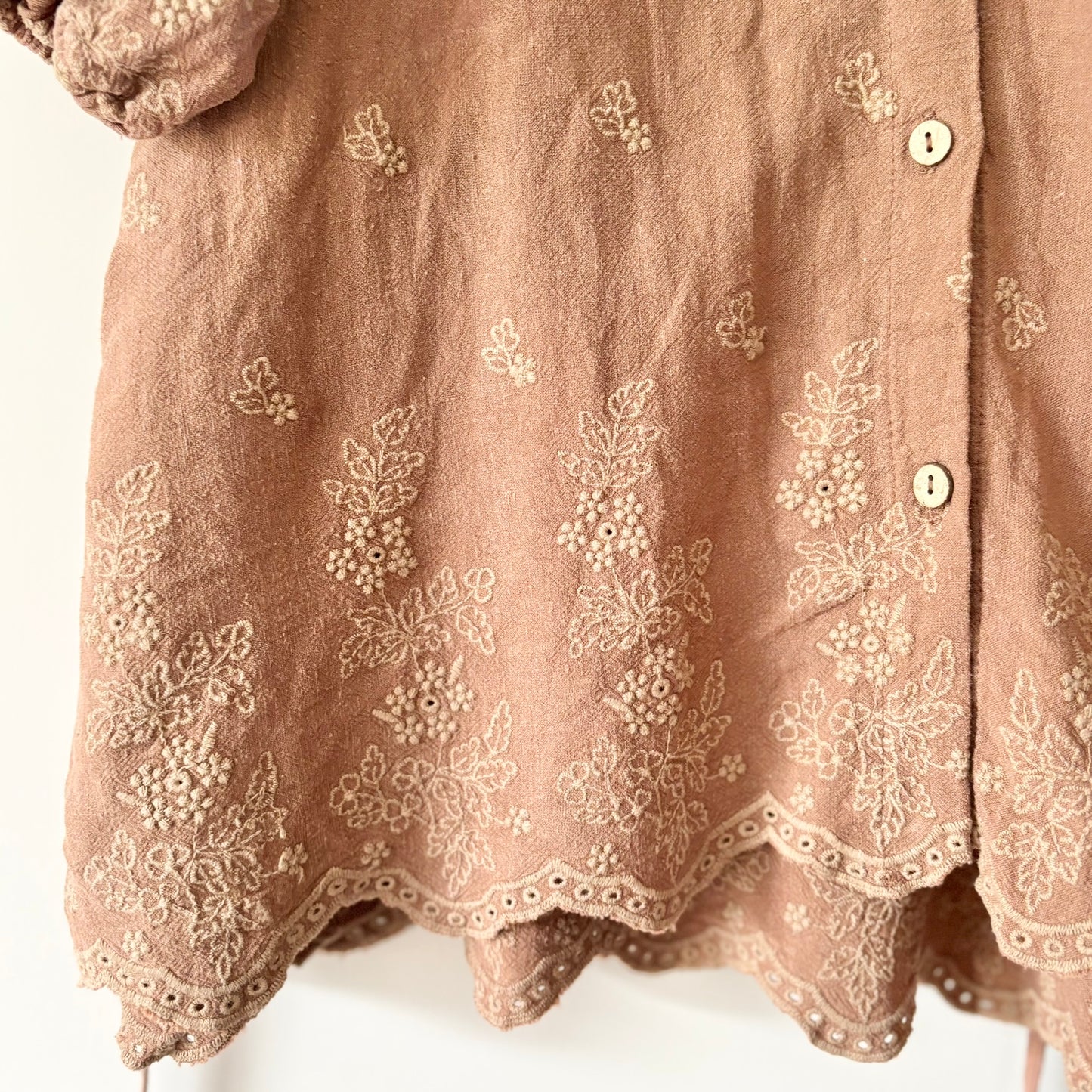 Rylee & Cru Linen Shirt Dress, Size 2-3