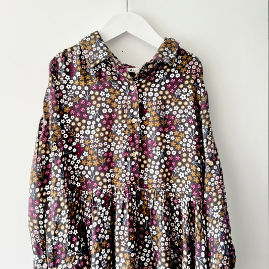 Mac & Ellie Floral Shirt Dress, Size 7