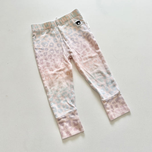 $2 BASICS - HUX Leopard Leggings, 6-12m