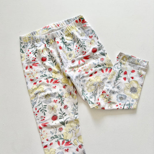 $2 BASICS - Nutmeg Floral Leggings, 18-24m