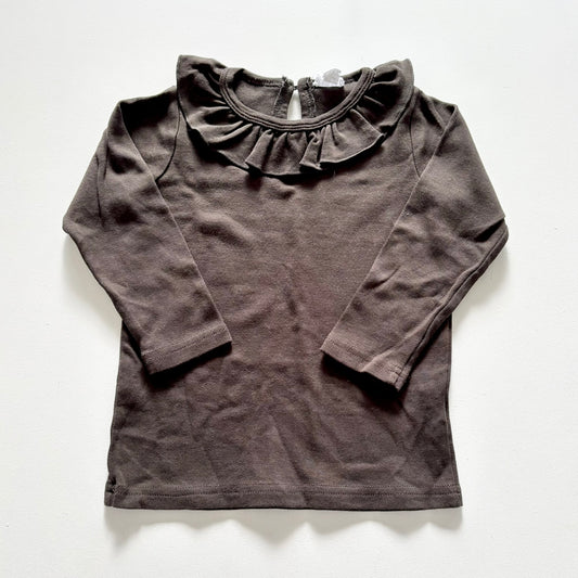 $2 BASICS - Jamie Kay Frill Tee, Size 2 (Kalamata)