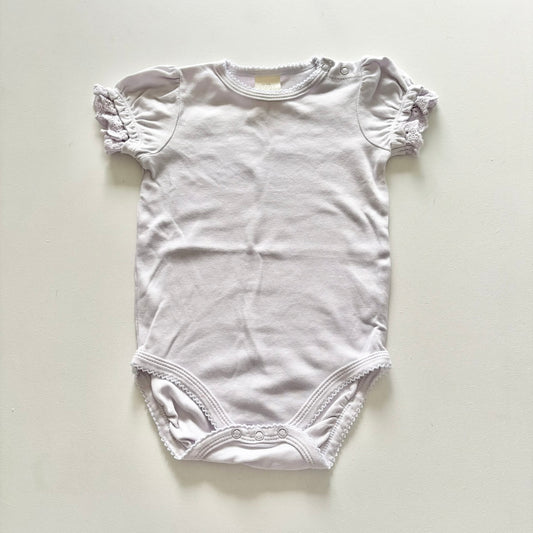 $2 BASICS - Little Bundle Frill Bodysuit, 6-12m (Lilac)