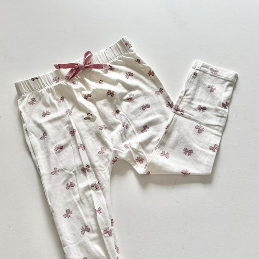 $2 BASICS - Baby Berry Bow Pants, 18-24m
