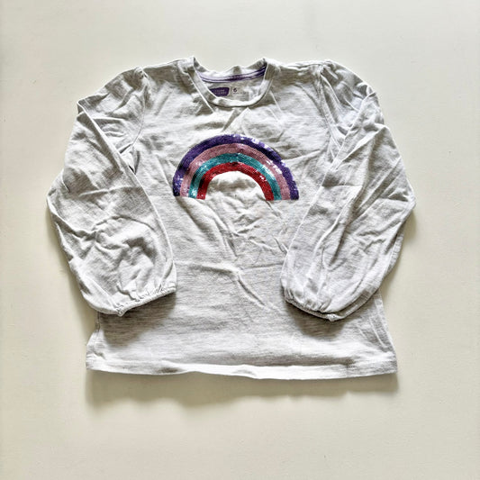 $2 BASICS - Rainbow Sequin Tee, Size 6