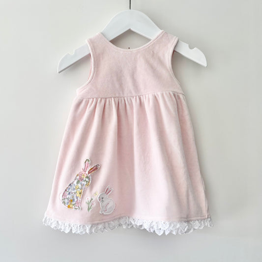 Nutmeg Bunny Dress, 3-6m