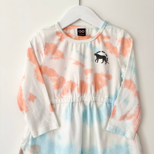 Alphabet Soup Tie-Dye Dress, Size 2