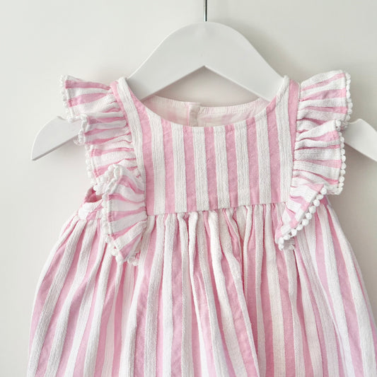 Country Road Candy Stripe Dress, 0-3m