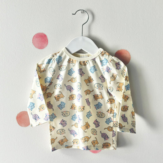 Teeny Weeny Kitty Tee, 6-12m (NEW)