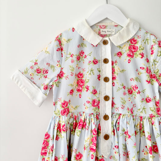 Lacey Lane Vintage Floral Dress, Size 6