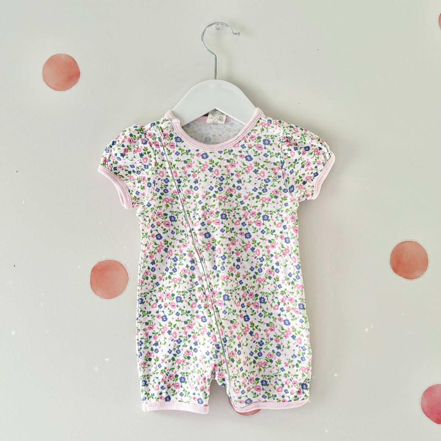 Tiny Twig Organic Floral Onesie, 3-6m