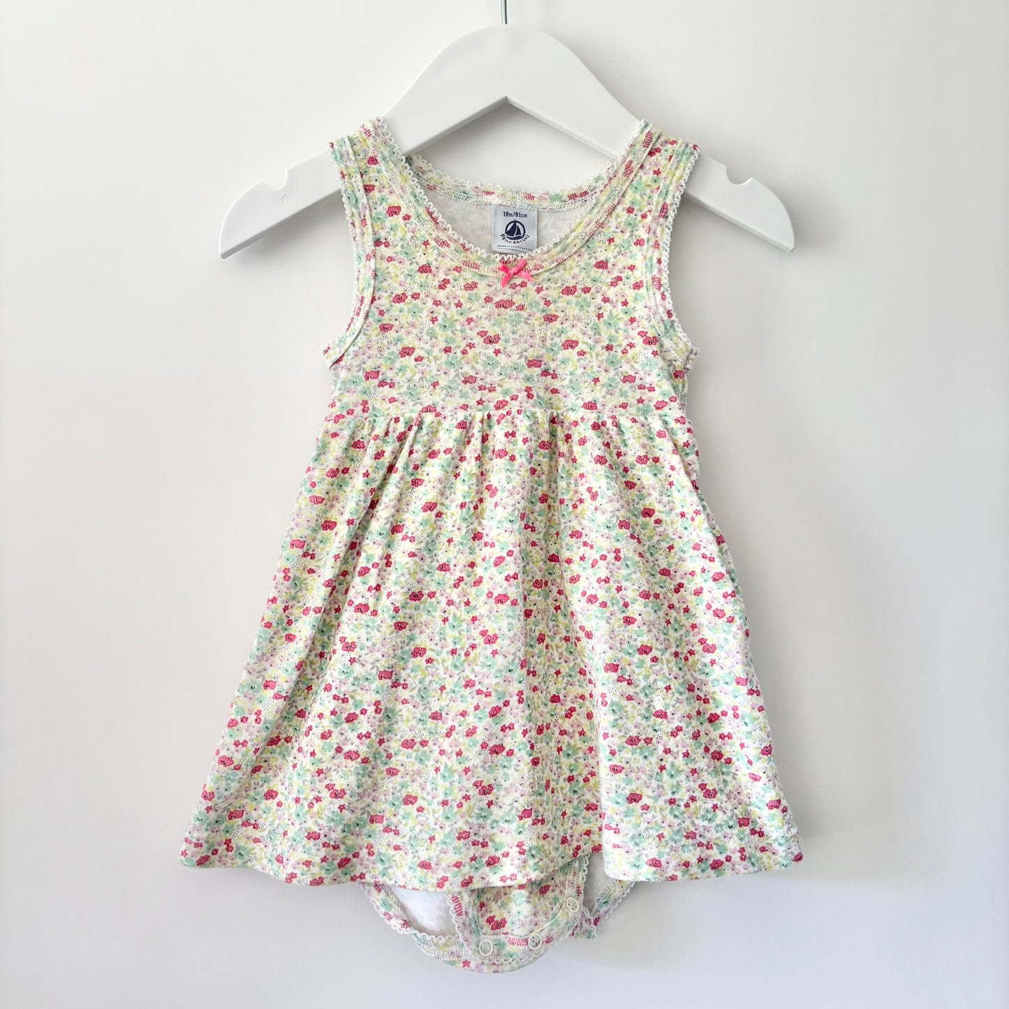 Petit Bateau Floral Dress, 18m