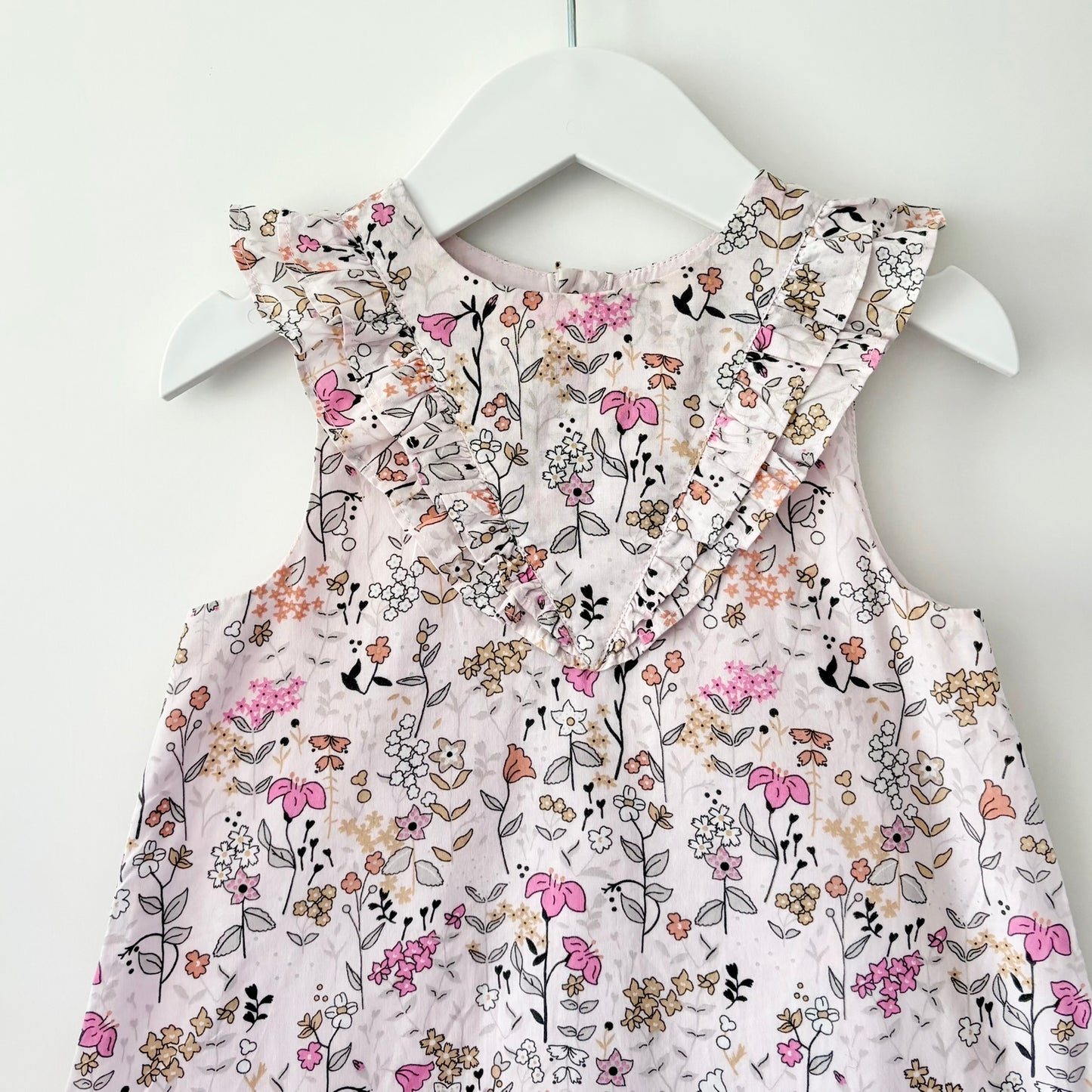 Country Road Floral Frill Dress, 18-24m