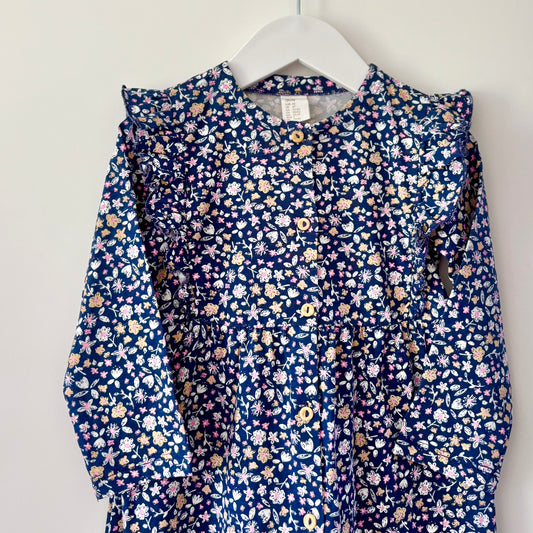 H&M Floral Onesie, Size 2