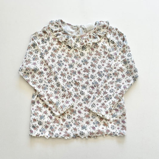 $2 BASICS - H&M Floral Tee, 12-18m
