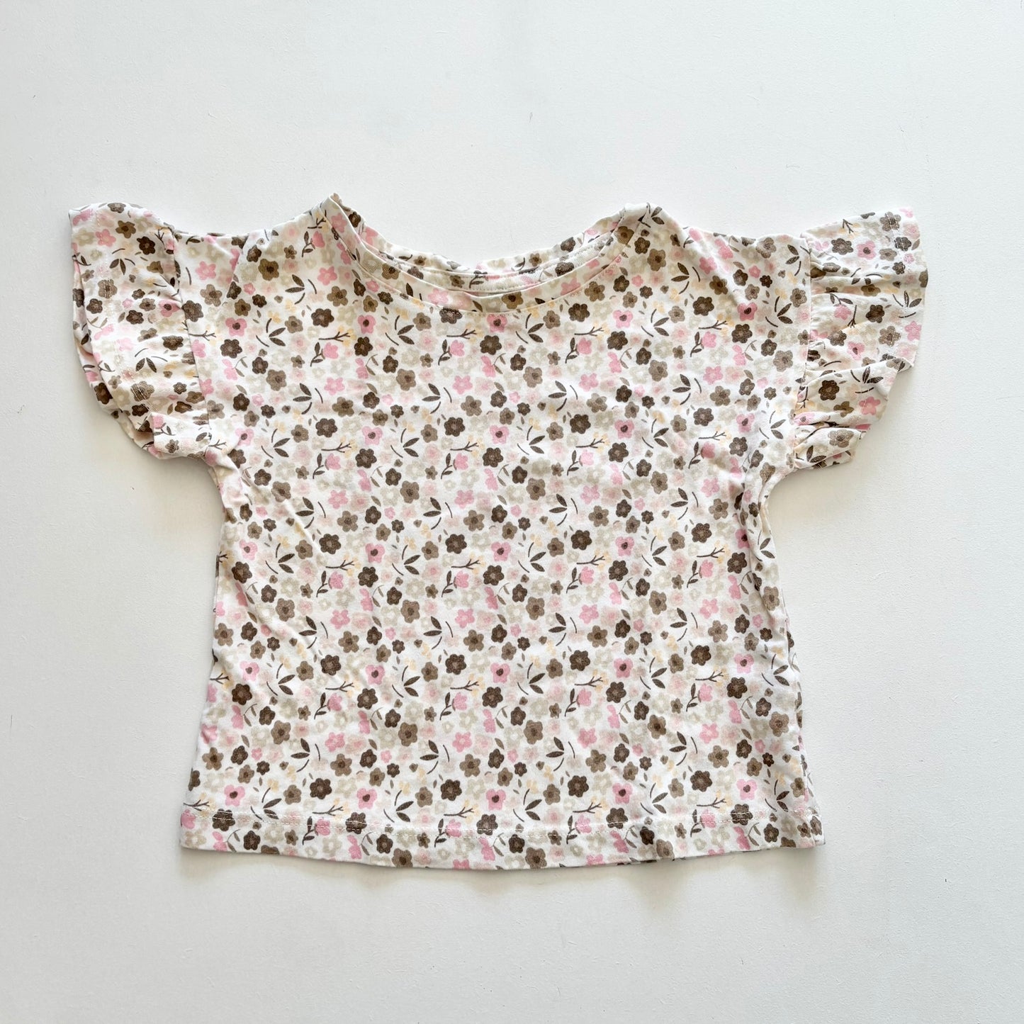 $2 BASICS - Mango Floral Tee, Size 2