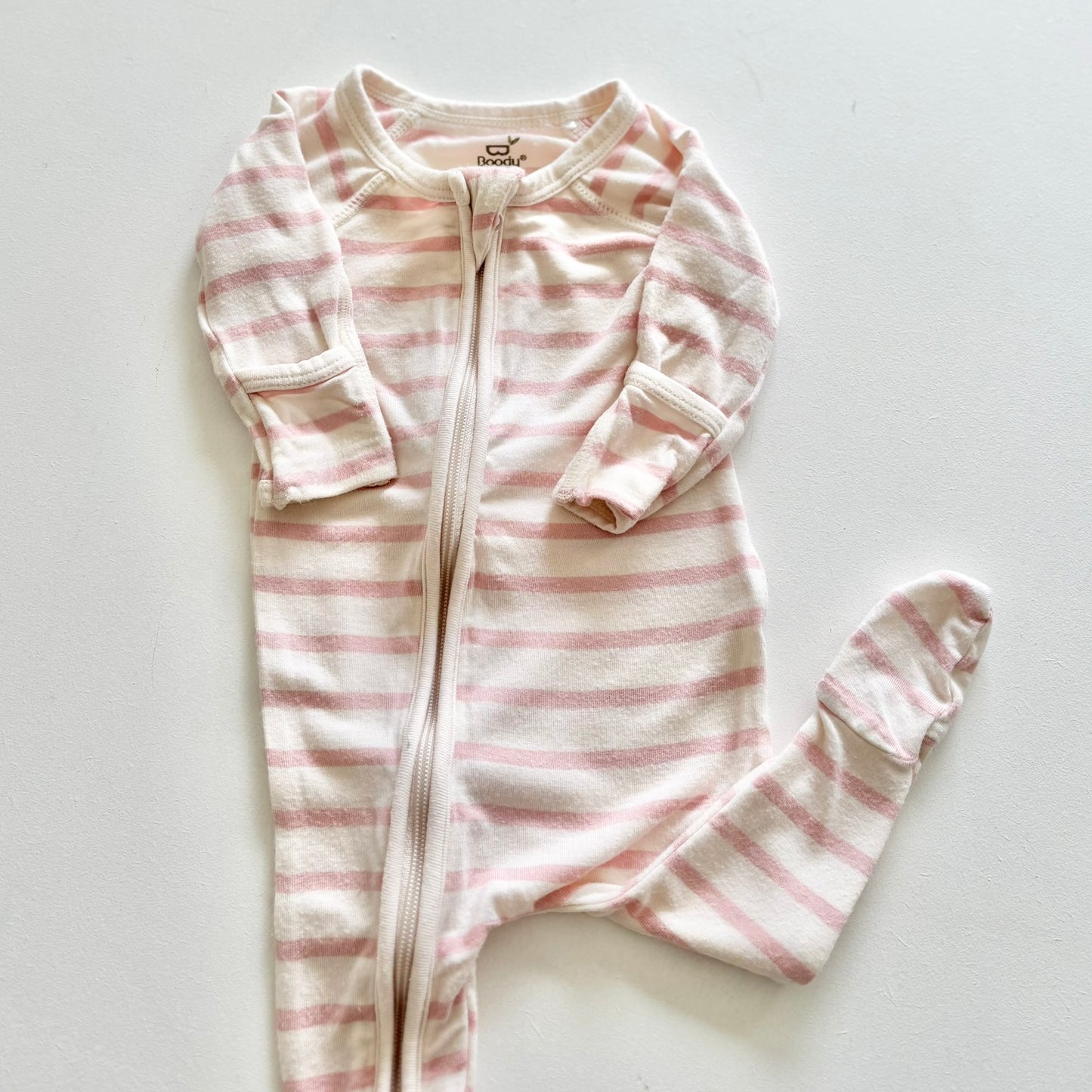 Boody Baby Stripe Onesie, Newborn