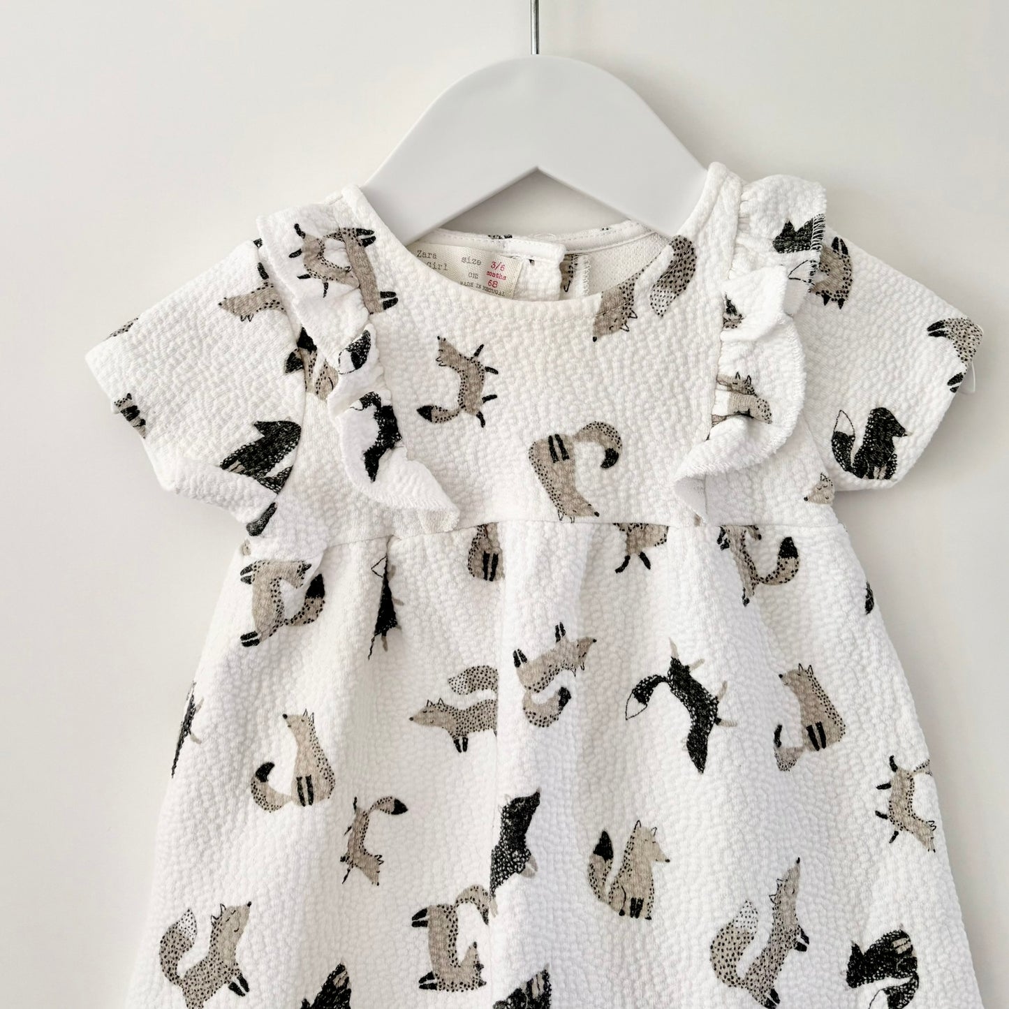 Zara Fox Dress, 3-6m