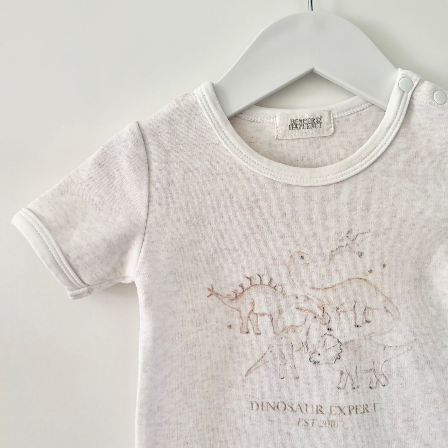 Bencer & Hazelnut Dino Bodysuit, Size 1