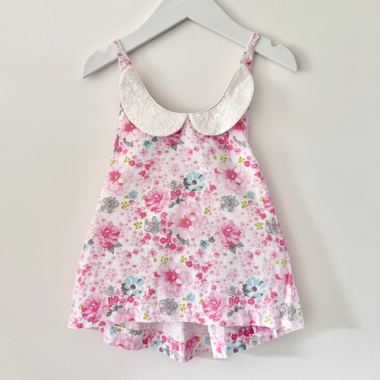 La Sienna Floral Halter Top, Size 4