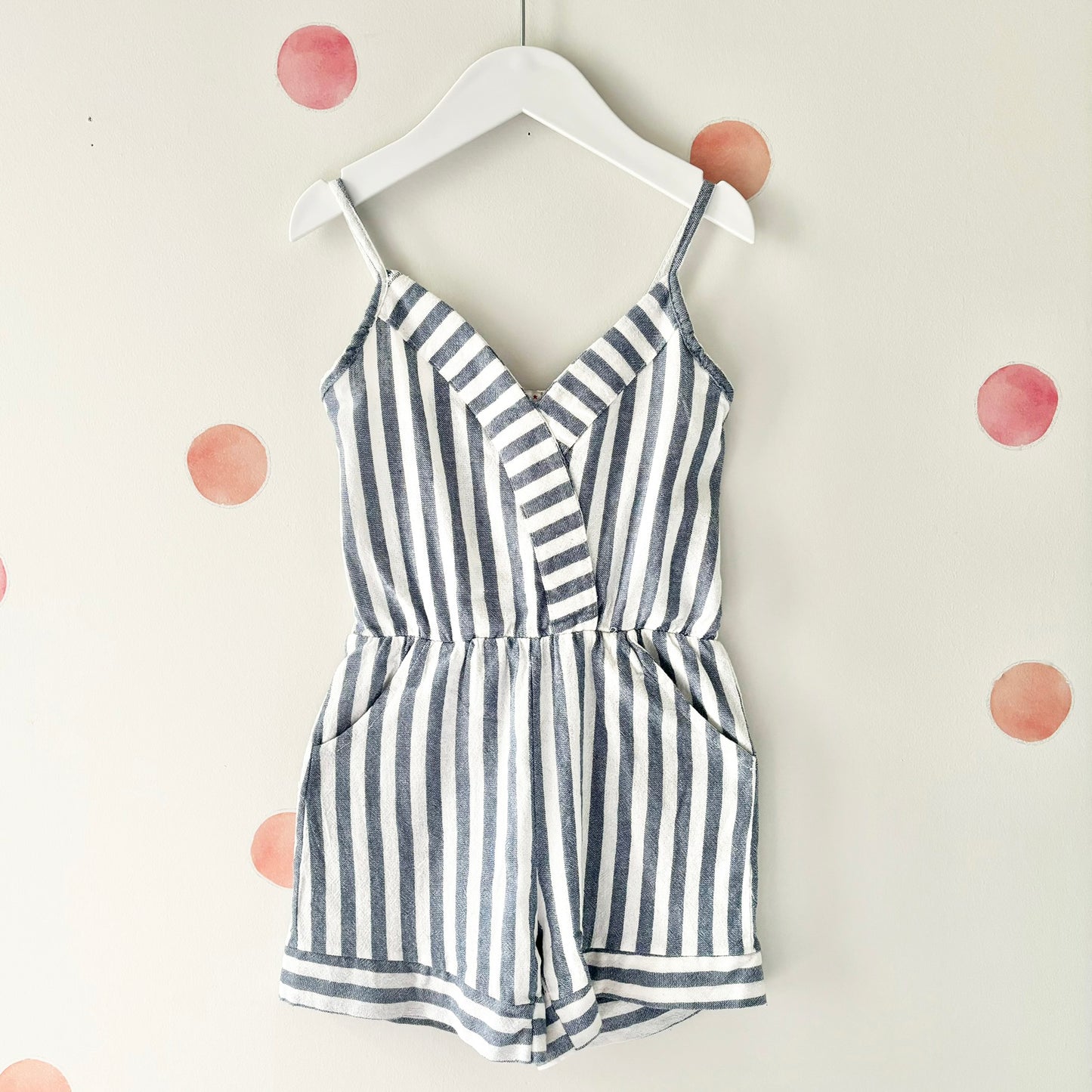 Celeste Stripe Playsuit, Size 5