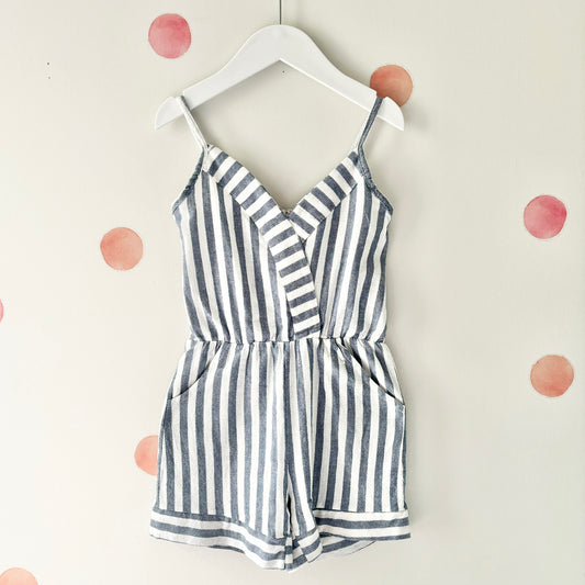 Celeste Stripe Playsuit, Size 5