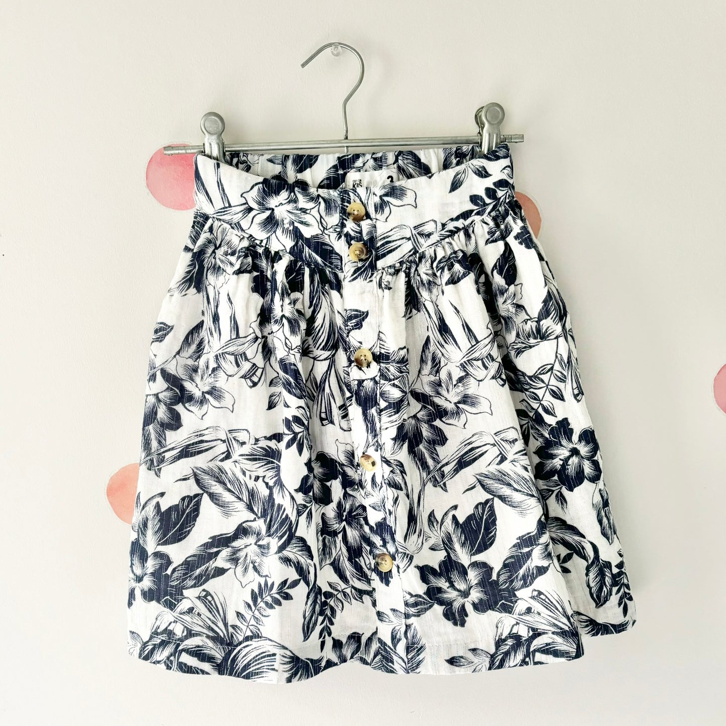 Cotton On Hibiscus Skirt, Size 3