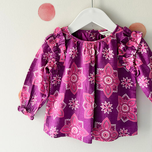 Country Road Mandala Top, 6-12m (NEW)