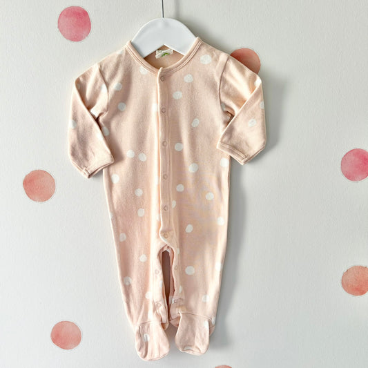 Nature Baby Polka Dot Onesie, 0-3m