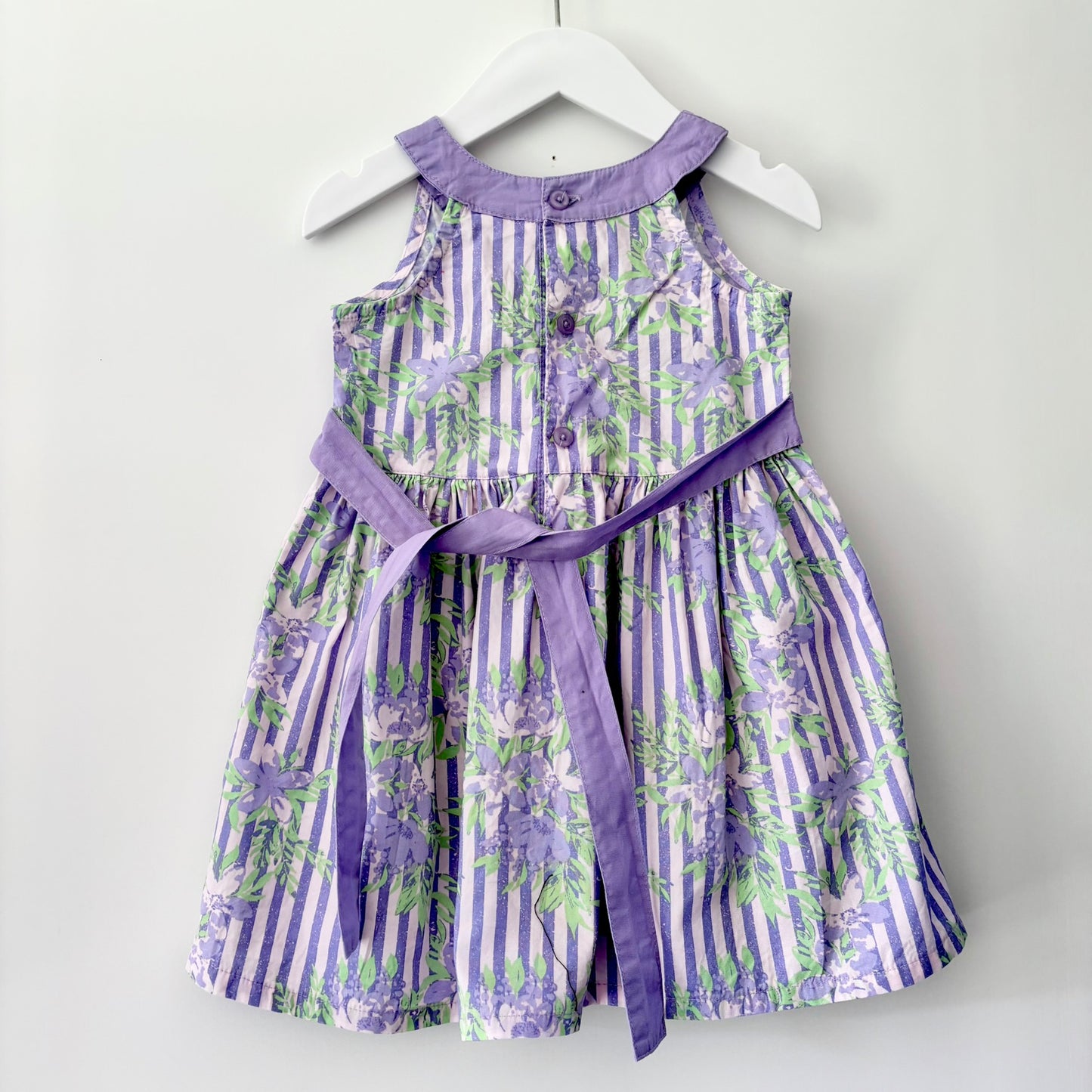 Lavender Stripe Dress, Size 2